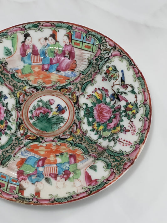 Antinque Rose Medallion Plate