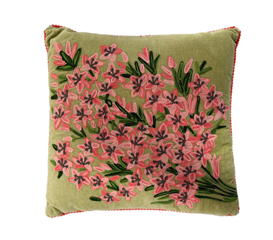 Floral Velvet Pillow