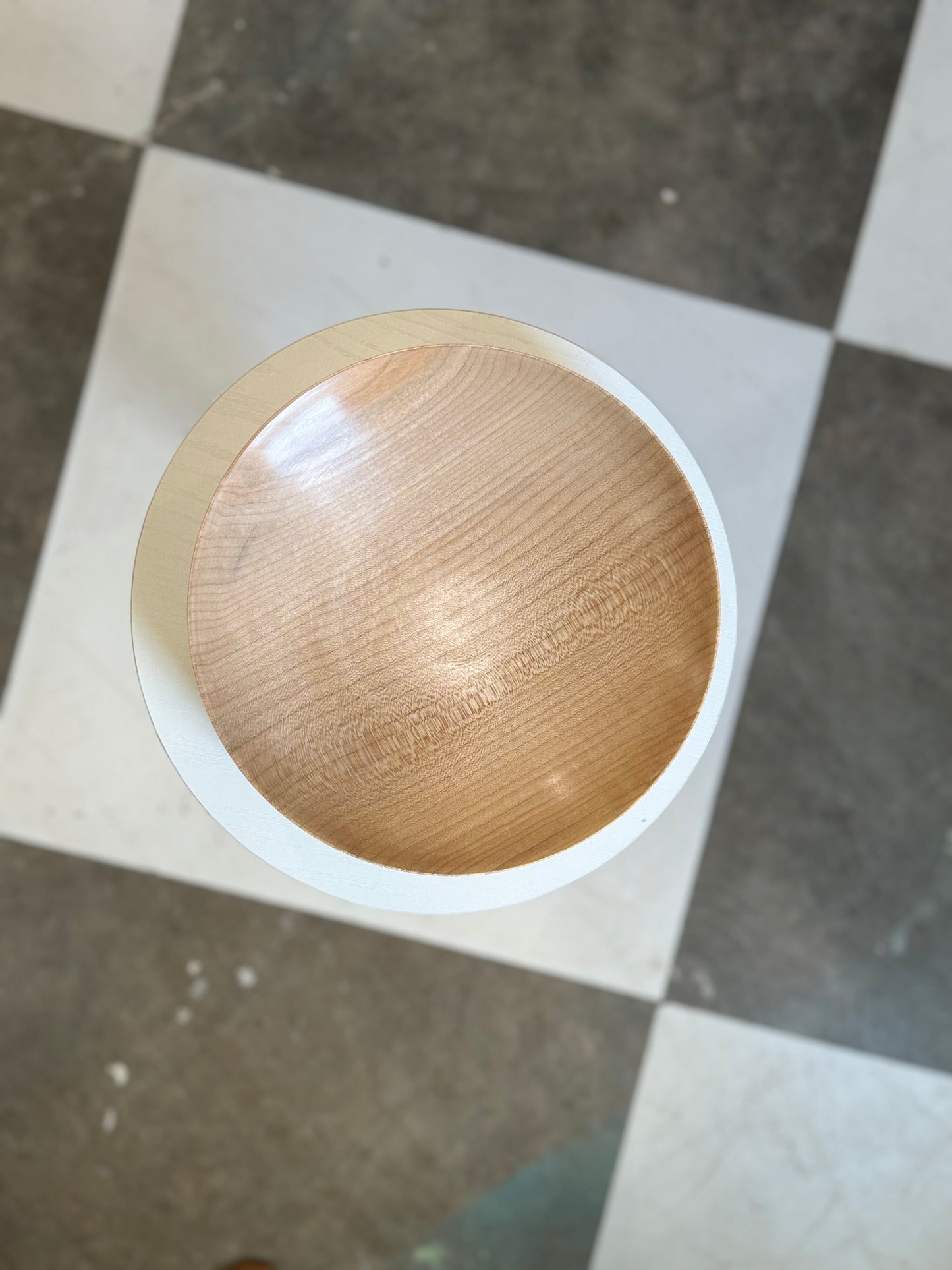 Maple Shallow Bowl