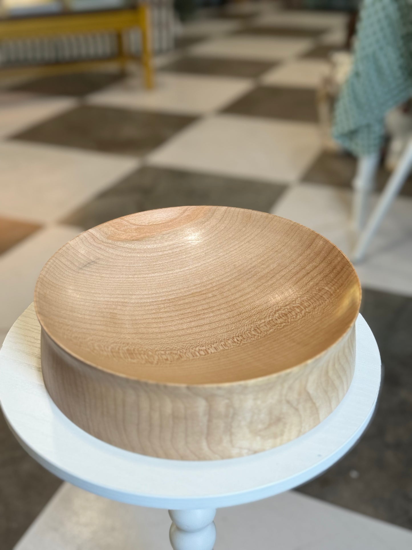 Maple Shallow Bowl
