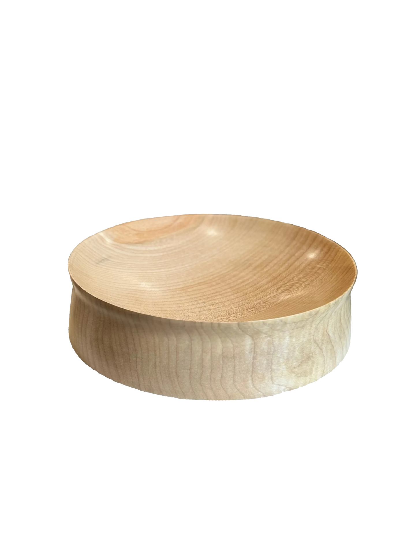 Maple Shallow Bowl