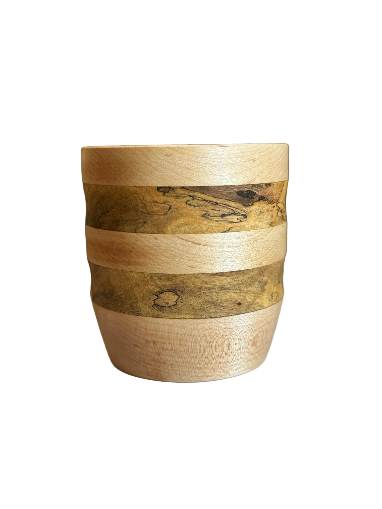 Hybrid Bowl with Maple and Spalted Wood