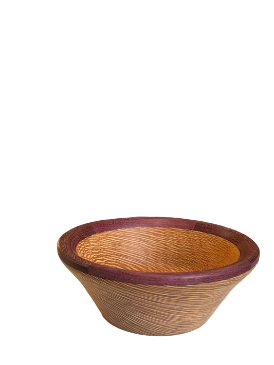 Hybrid Bowl with Purple Heart Ring