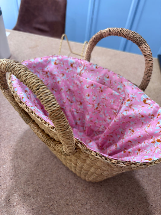 Collab Handbag - Pink Floral