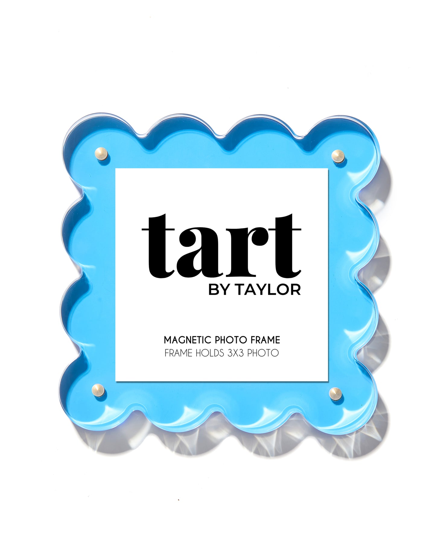 Neon Blue Mini Acrylic Picture Frame