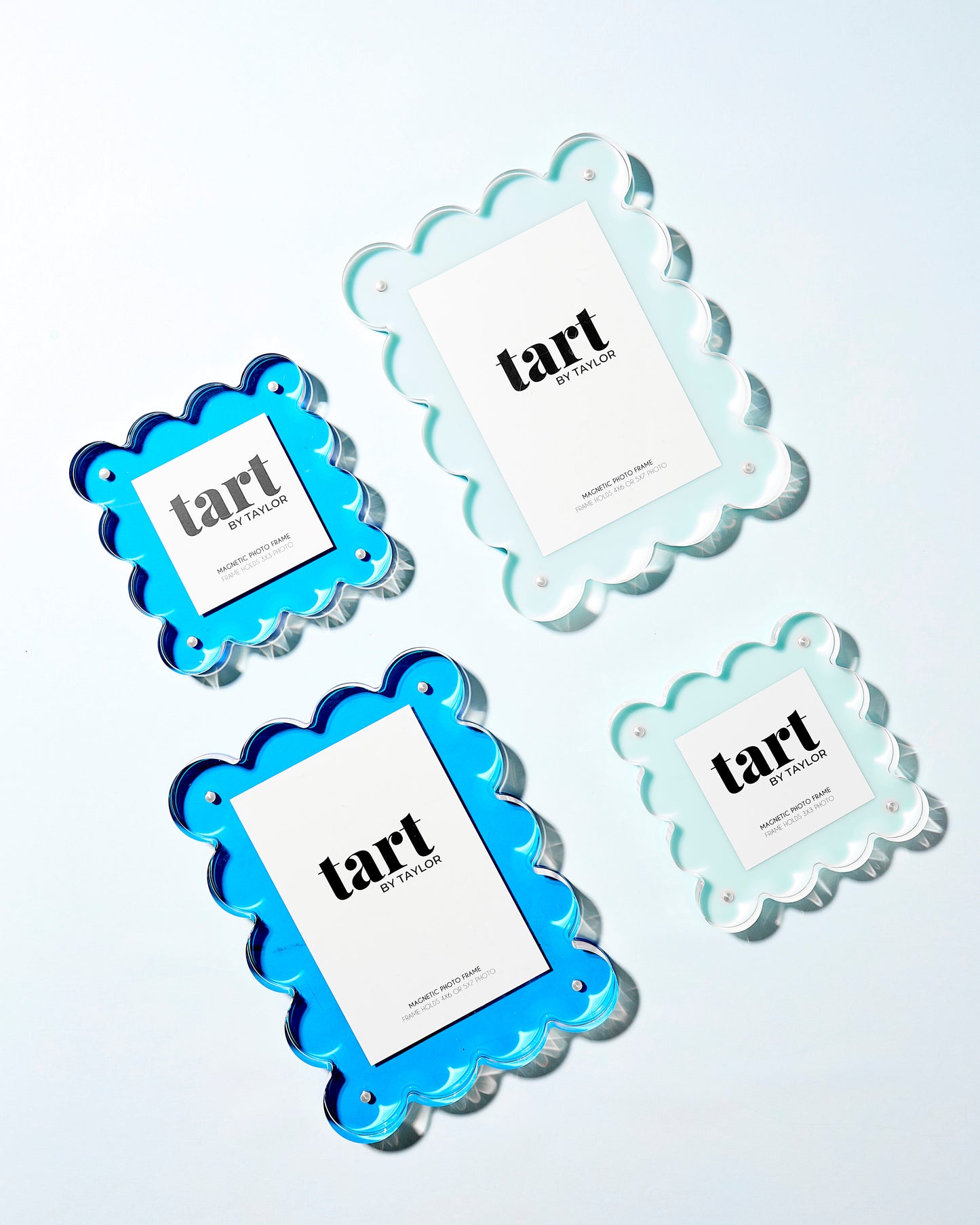 Neon Blue Acrylic Picture Frame