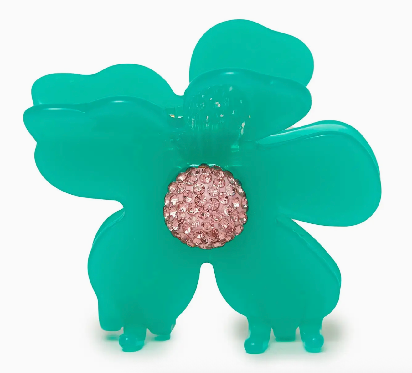 Turquoise Sea Lily Claw Clip
