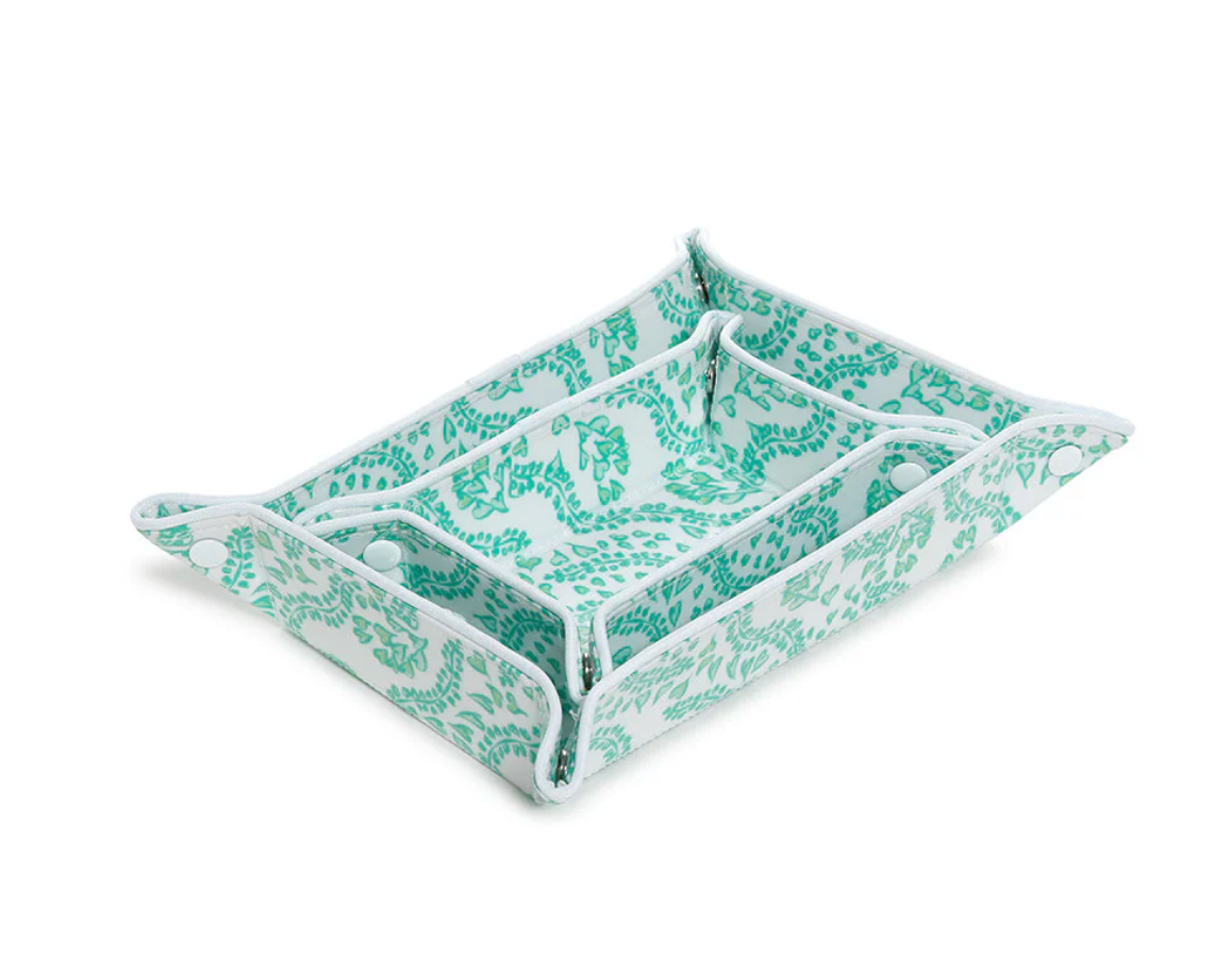 Kelly Green Heart Gloss Tray Duo