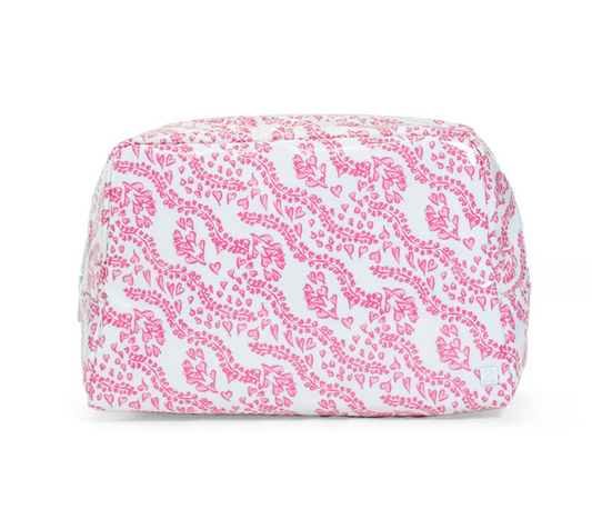 Large Pink Heart Gloss Wash Bag