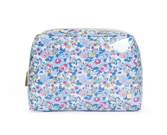 Large Bridgehampton Floral Gloss Wash Bag