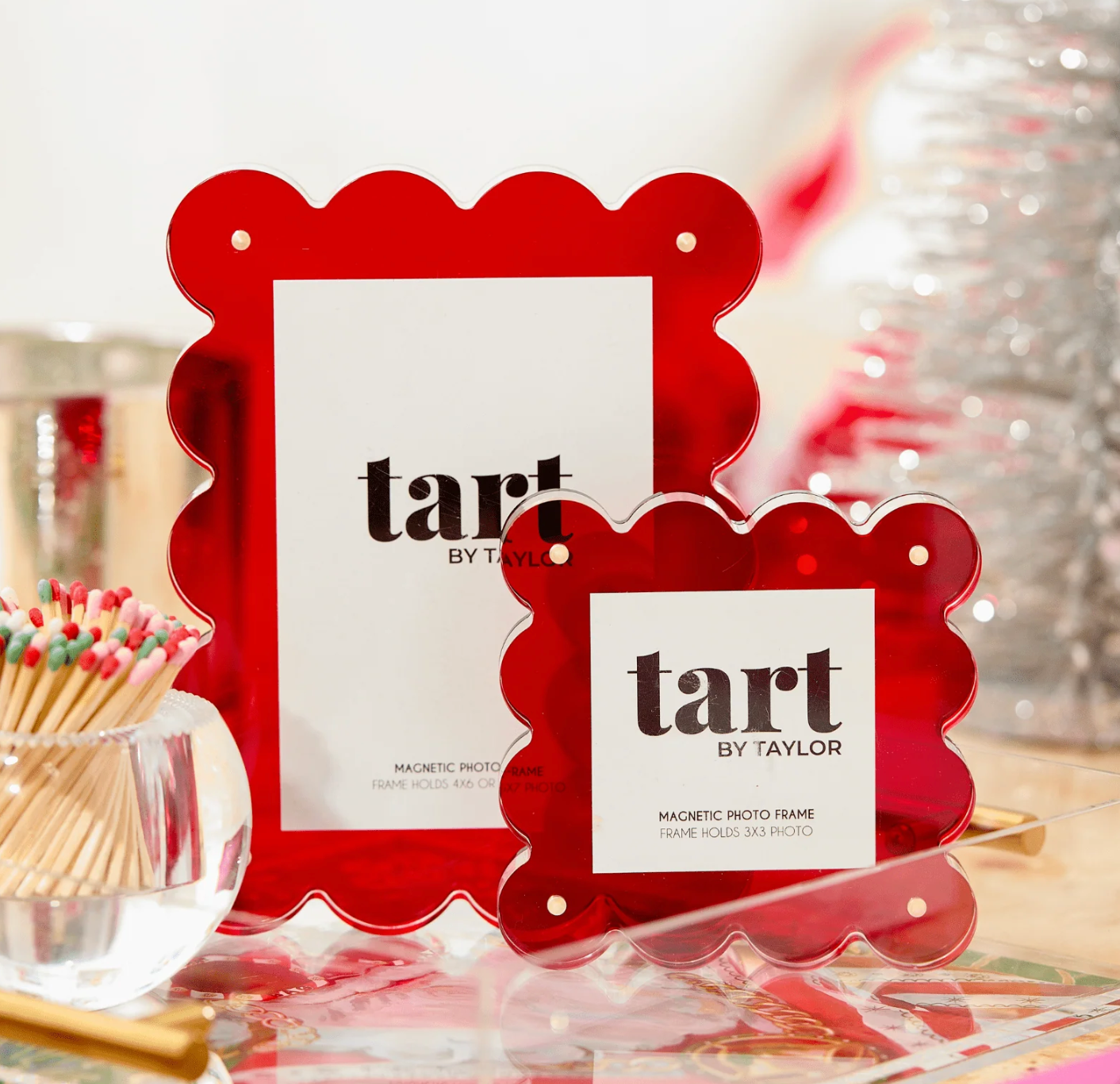 Red Mini Acrylic Picture Frame