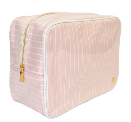 XL Shell Stripe Glam Bag
