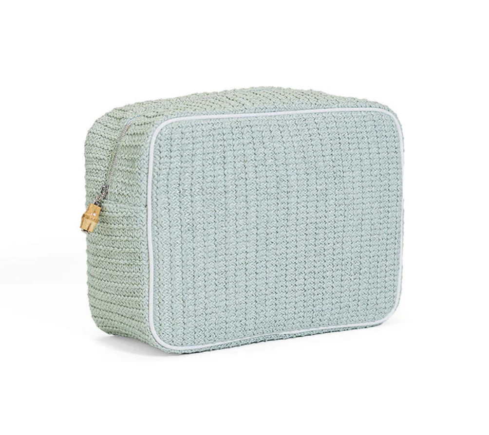 XL Seaglass Coastal Straw Bag