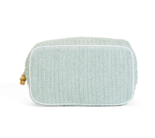 Seaglass Coastal Straw Bag