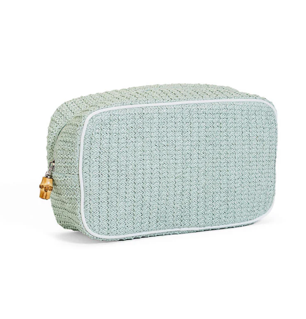 Seaglass Coastal Straw Bag