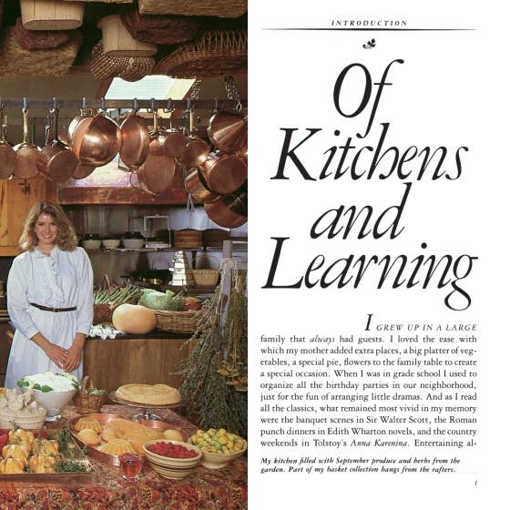 Entertaining Book, Martha's Iconic First Book