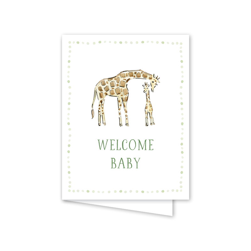 Dogwood Hill- Zoo in the City Baby Card