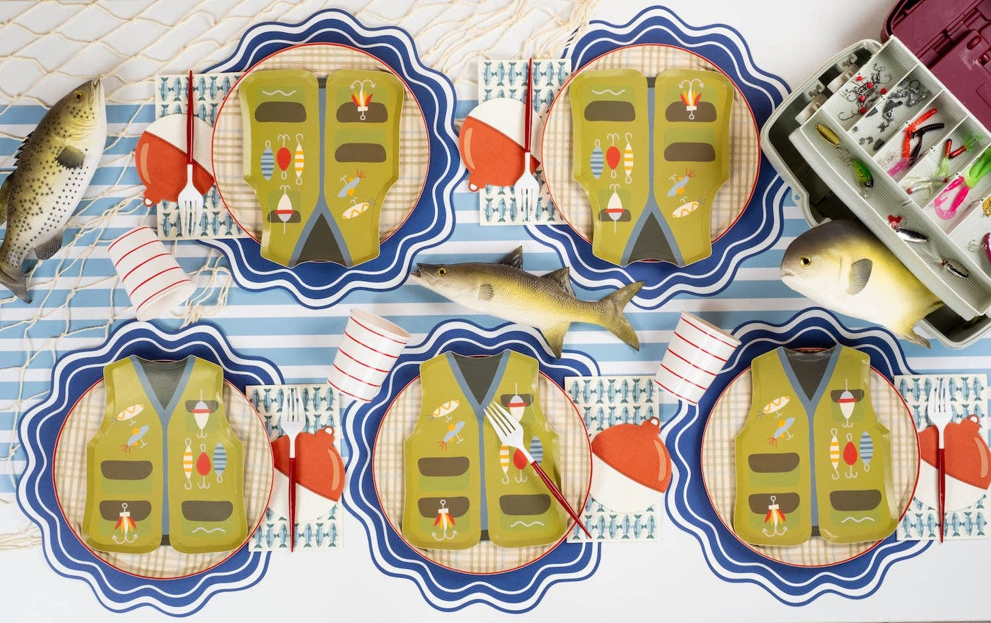 Fish Pattern Guest Towels