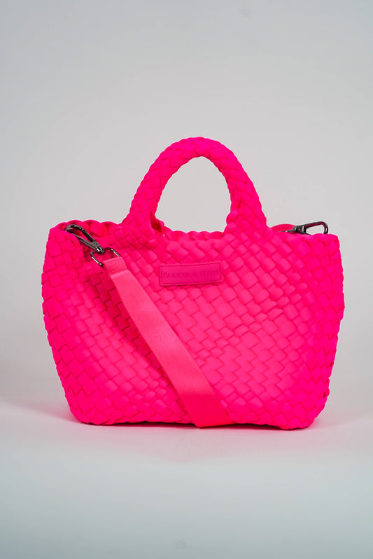 Mini Woven Neon Pink