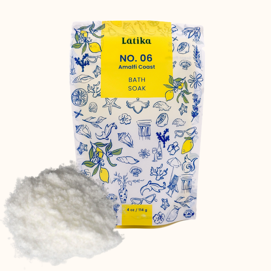 Amalfi Coast Vegan Milk Bath Soak – Citrus & Ocean Scent 🍋 