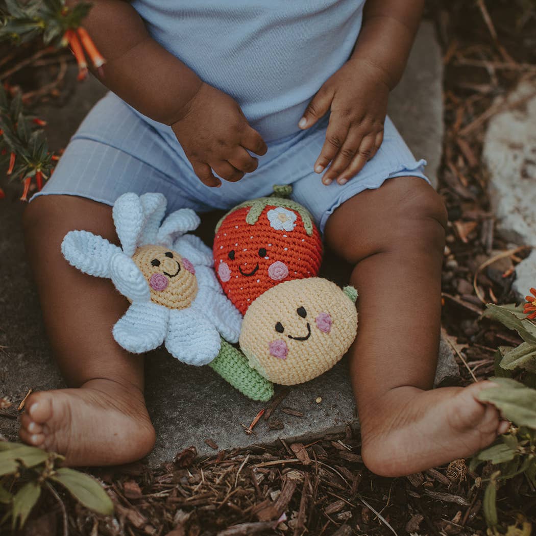 Happy Lemon Baby Rattle