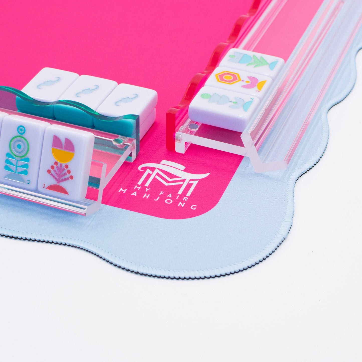 Wavy Acrylic Mahjong Racks