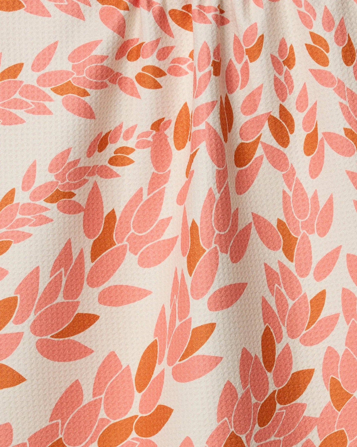 Geometry - Coral Drift Tea Towel