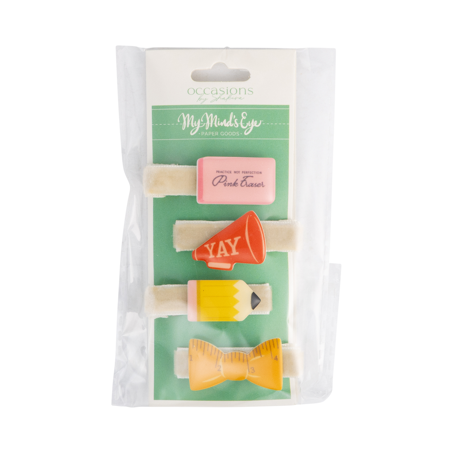 Back to School Resin Barrettes