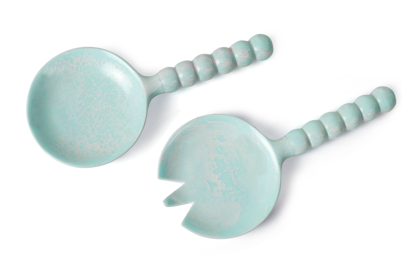 Blue Resin Salad Server