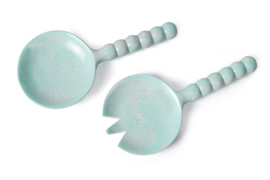 Blue Resin Salad Server