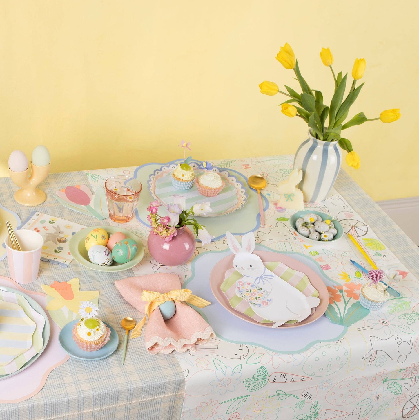 Easter Colour Activity Tablecloth