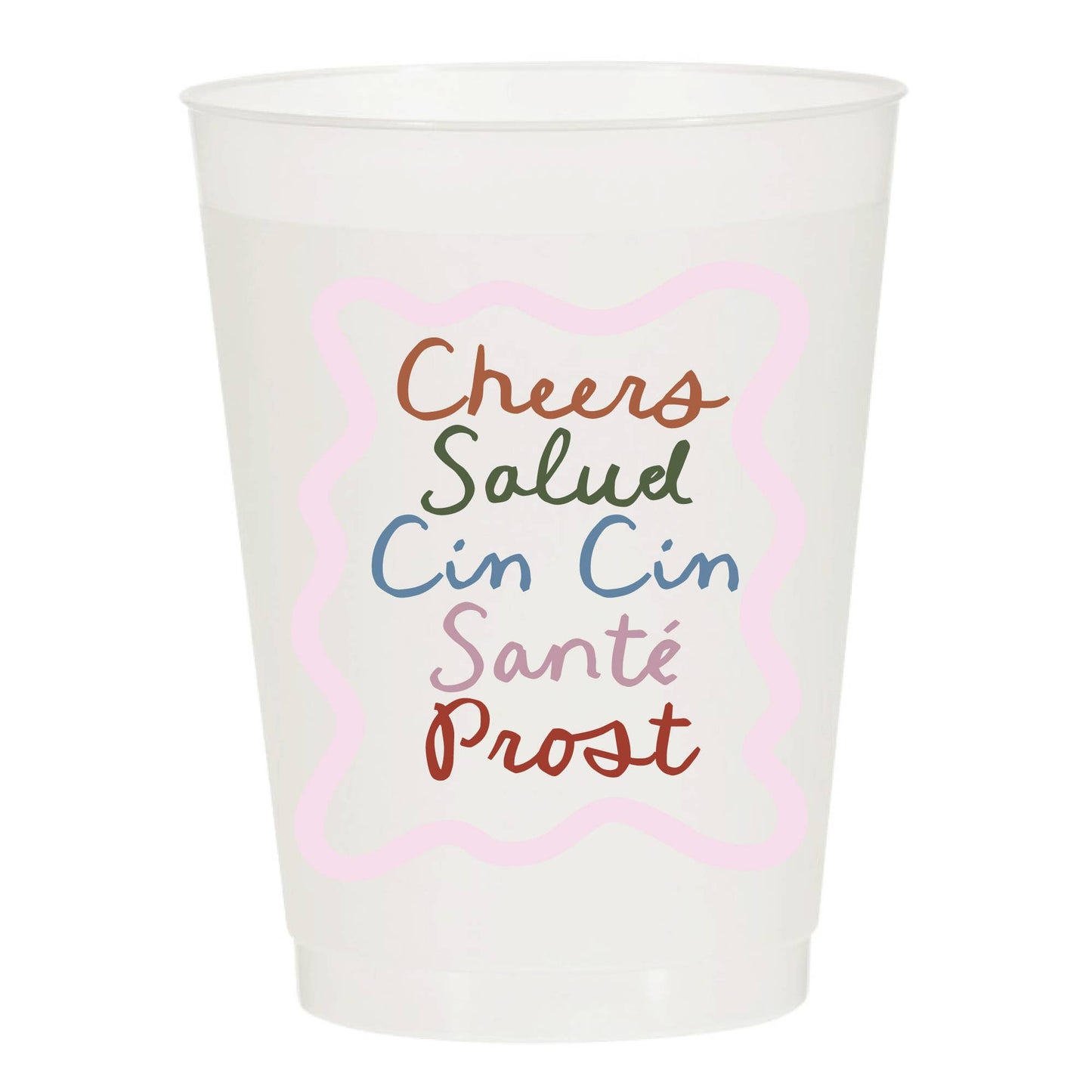 Cheers Sante Frosted Cups - Girls