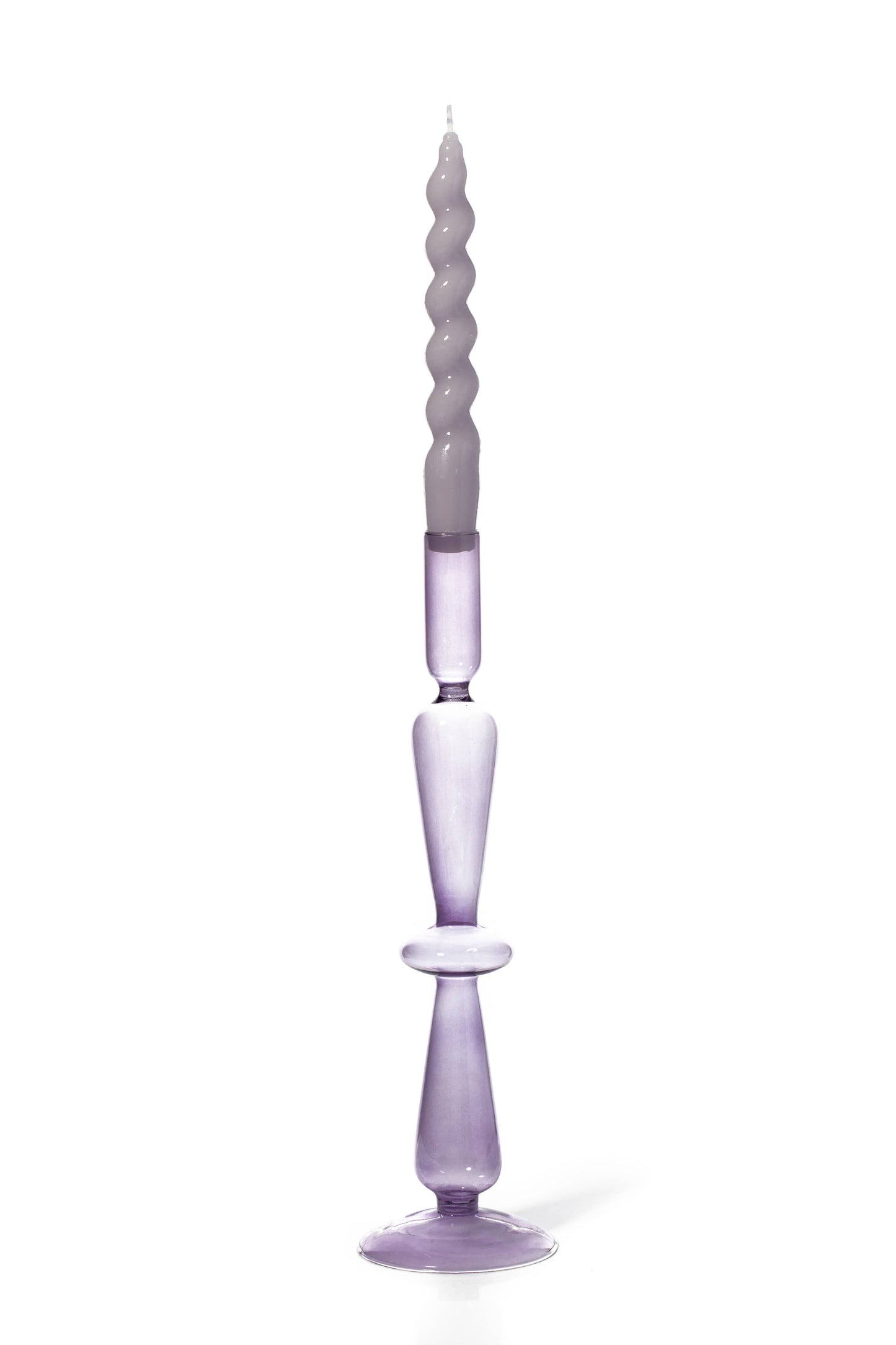 Lilac Taper Holder