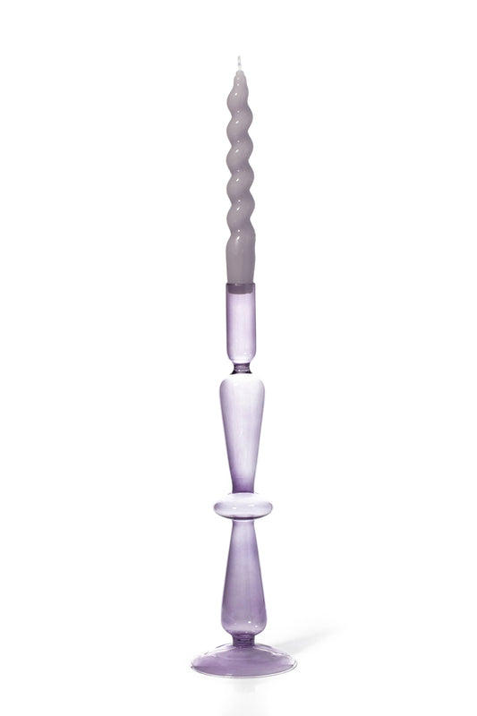 Lilac Taper Holder