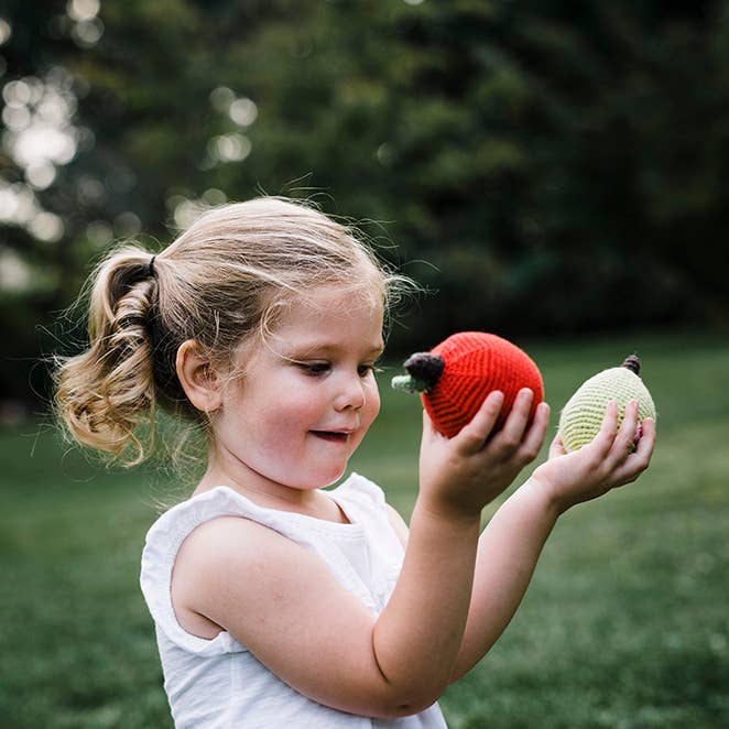 Apple Baby Rattle