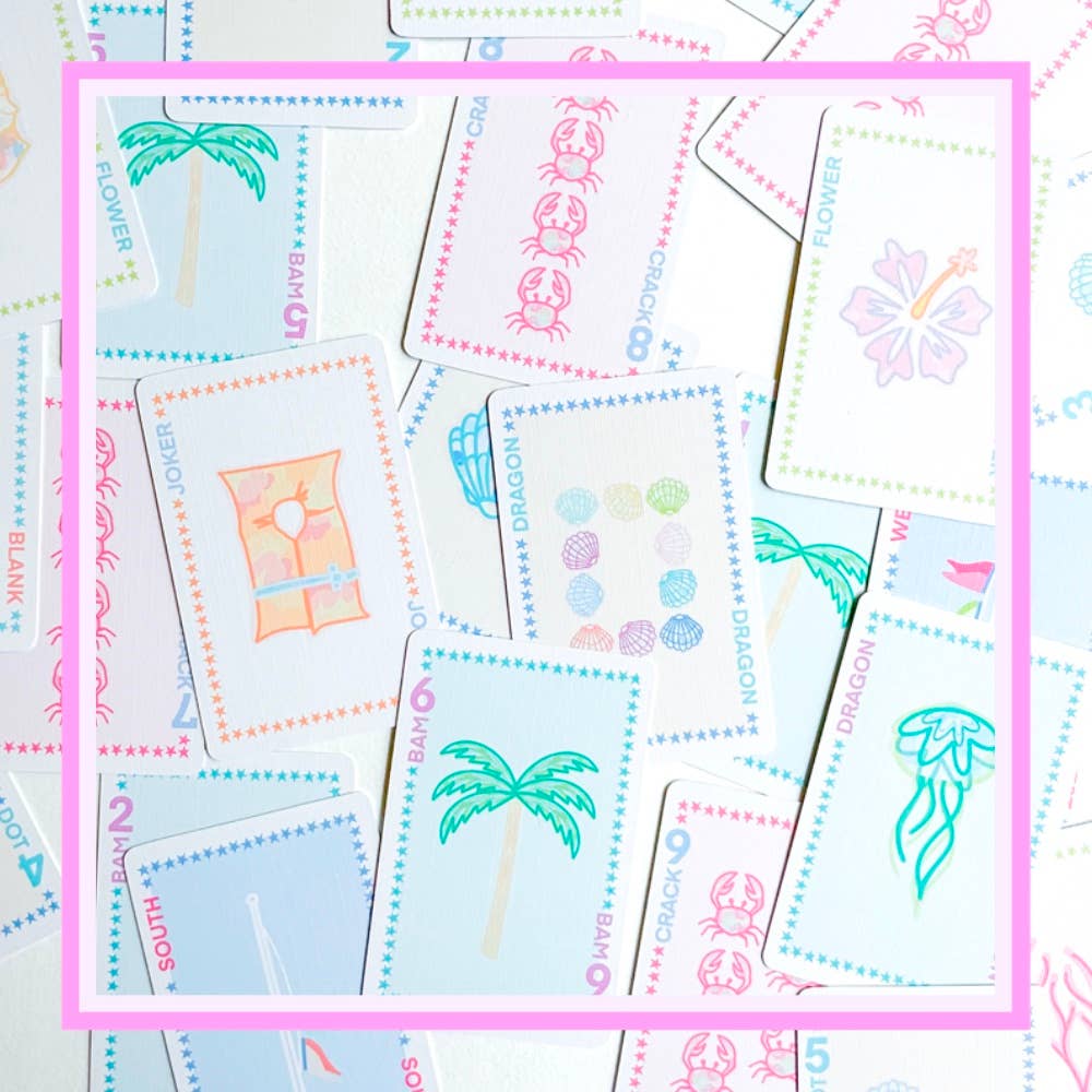 Beach Mahjong Card Deck