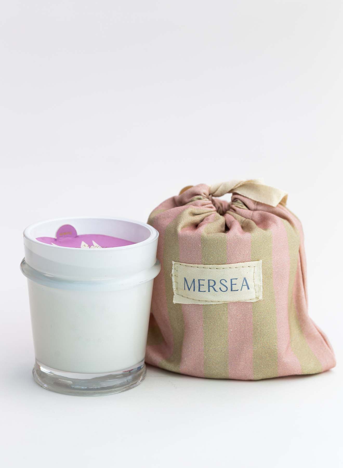 Striped Bagged Candle
