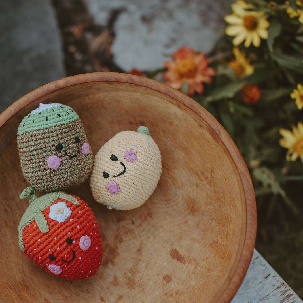 Happy Lemon Baby Rattle