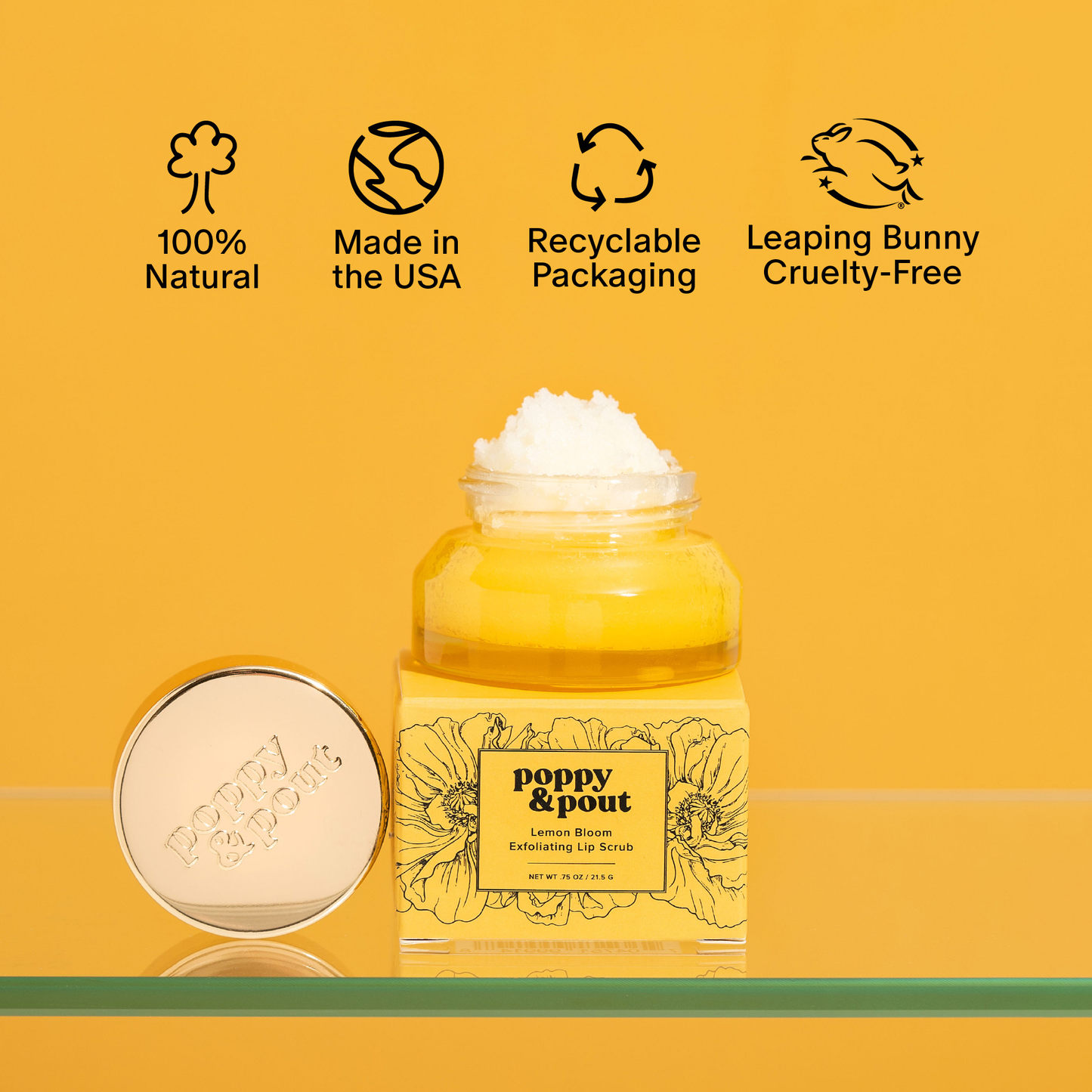 Lemon Bloom Lip Scrub