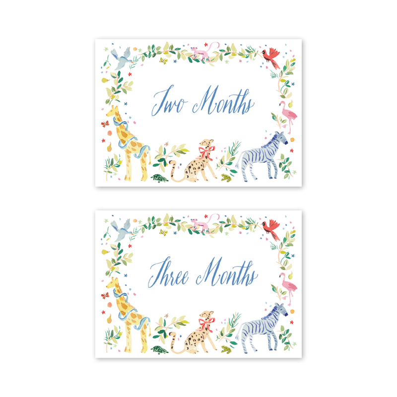 Animal Fete Milestone Cards