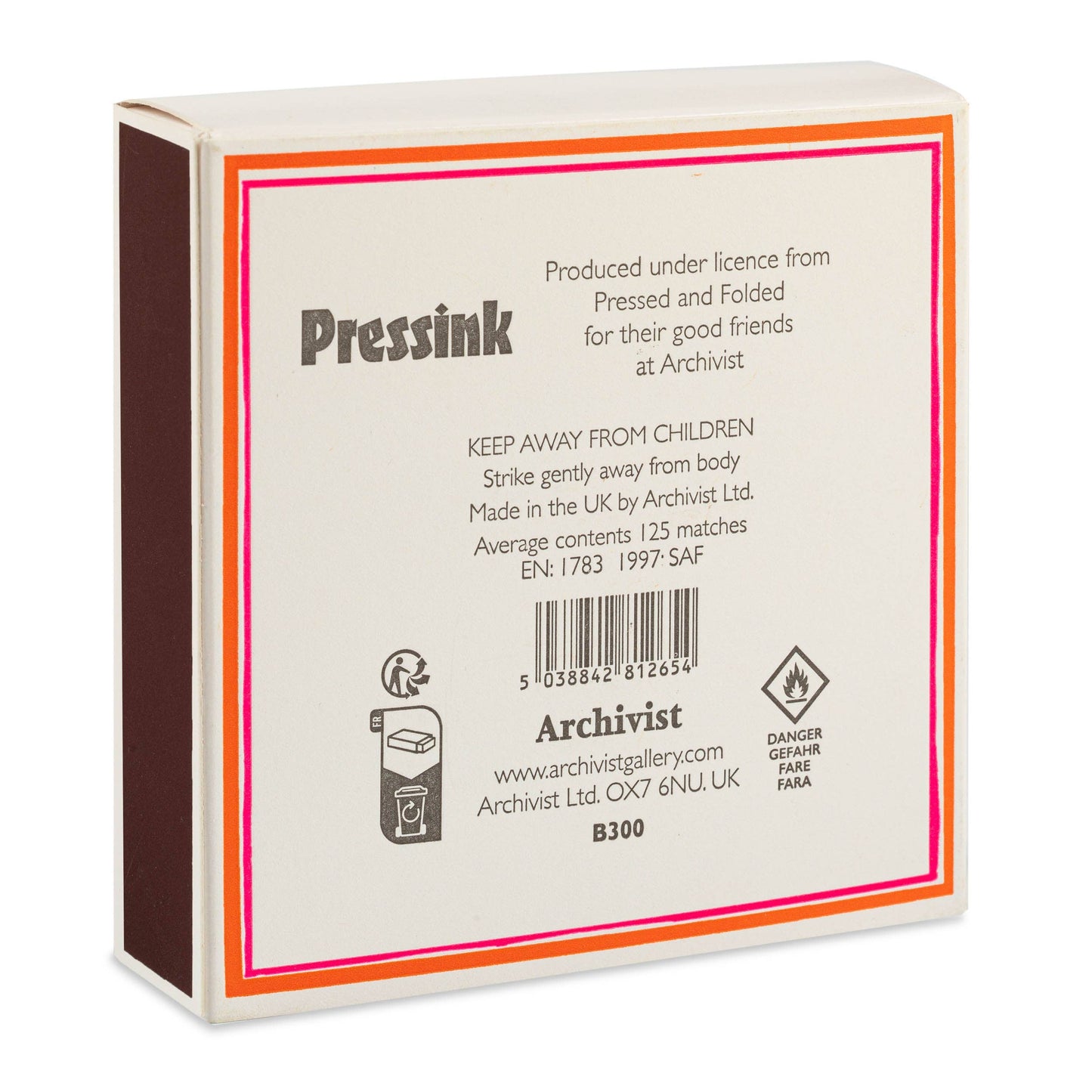 Red Hot  | Square Safety Matches