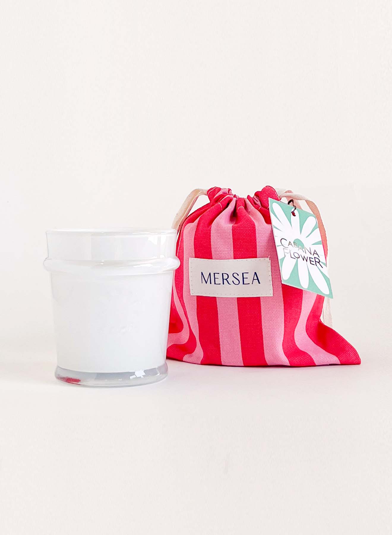 Striped Bagged Candle