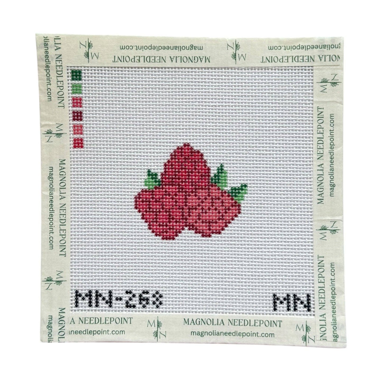 Raspberry Mini Needlepoint Canvas