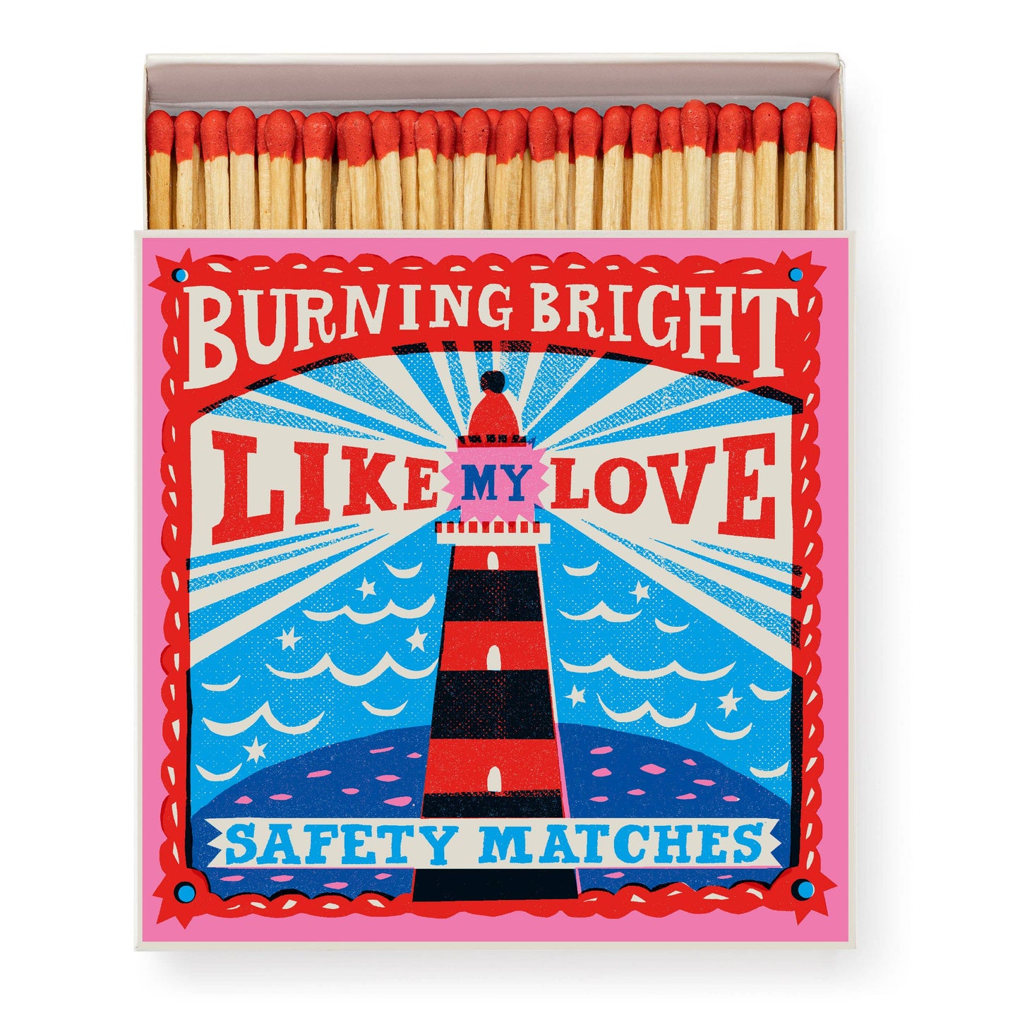 Burning Bright by The Print | Square  Safety Matches