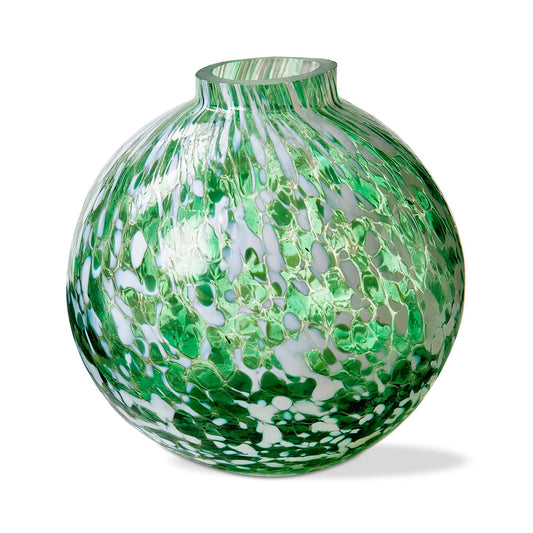 Confetti Bud Vase Green Multi Glass Spring
