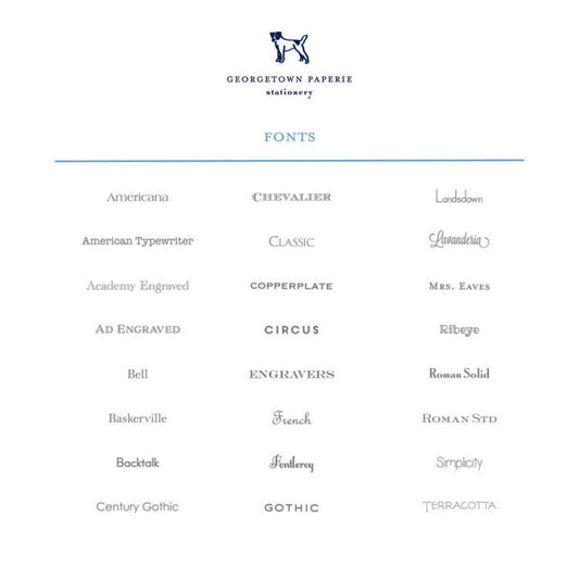 Georgetown Paperie - Sneaker - Flat Note Cards