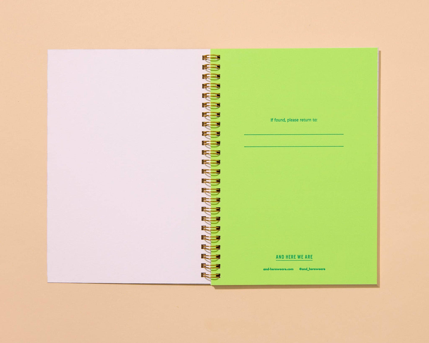 Coneflower Wildflower Letterpress Spiral Notebook