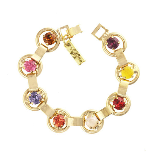 Link Bracelet in Red Mix