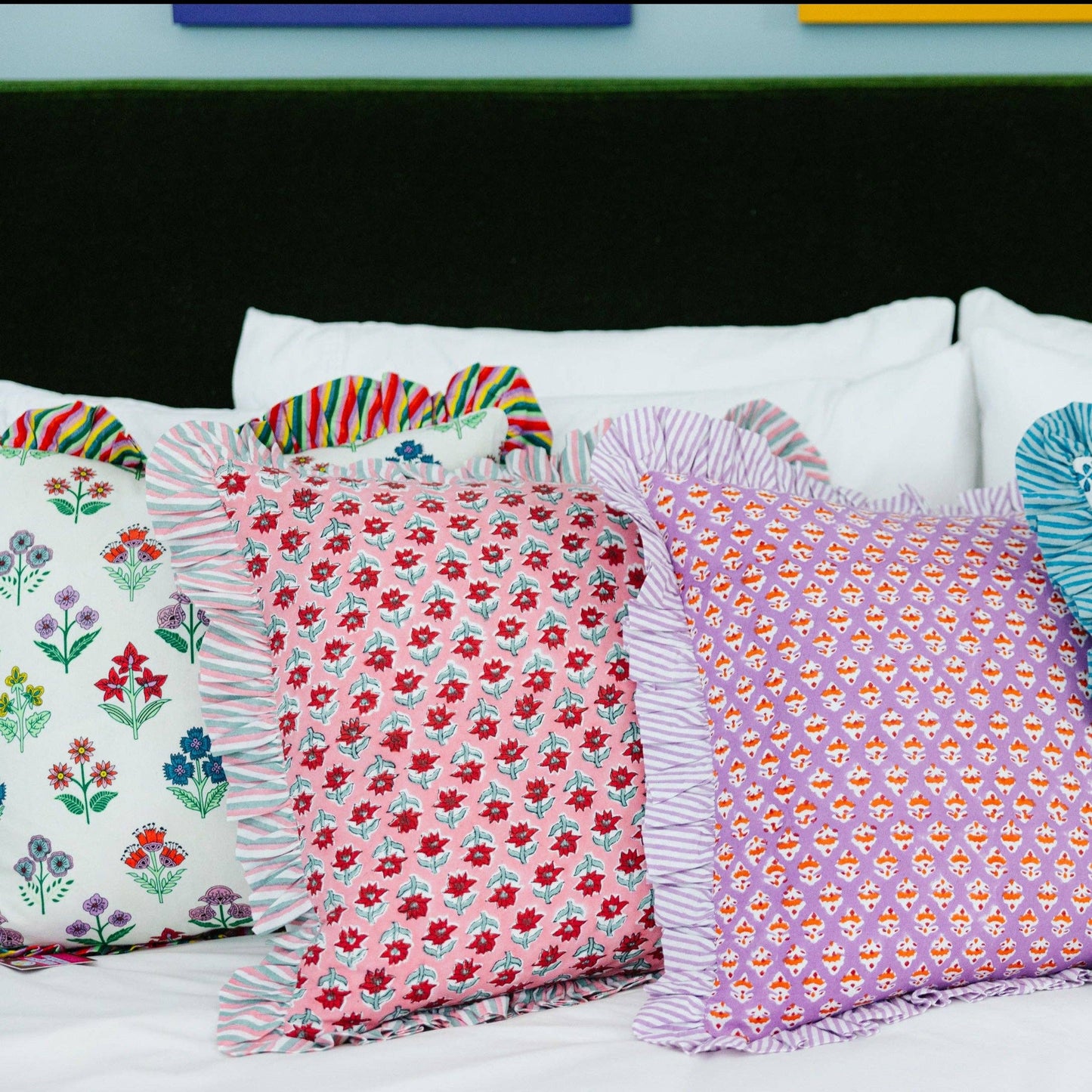 Sabrina Ruffle Throw Pillow