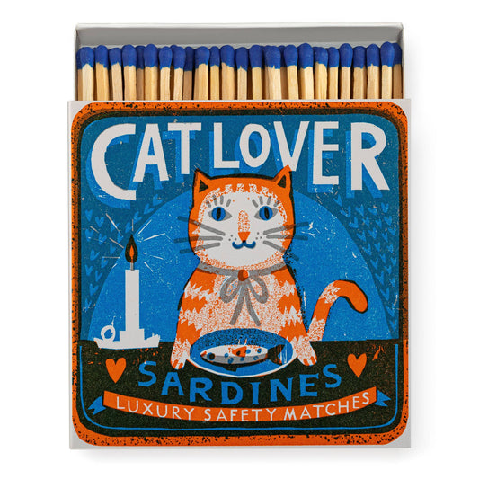 Cat Lover Sardines Luxury Matches